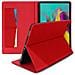 Cover Porta Carte Samsung Galaxy Tab S5e Tessuto Rosso - Foto miniatura 3