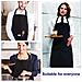 2 Confezioni Grembiule Da Cucina Impermeabile Regolabile Chef Grembiule Con Tasche Per La Casa Ristorante Artigianato Giardino Barbecue Scuola Coffee House Grembiule Per Donne Degli Uomini (rosa)  - Foto miniatura 4