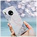 Custodia Compatibile Con Huawei Mate 30 In Marmo Rosa Oro Bianco No. 9 - Coperchio Protettivo In Silicone Tpu Con Motivo A Mosaico - Foto miniatura 8