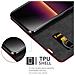 Custodia Compatibile Con Sony Xperia L4 In Rosso Mela - Coperchio Protettiva Con Chiusura Magnetica, Funzione Stand E Tasca Per Le Carte - Foto miniatura 4
