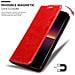 Custodia Compatibile Con Sony Xperia L4 In Rosso Mela - Coperchio Protettiva Con Chiusura Magnetica, Funzione Stand E Tasca Per Le Carte - Foto miniatura 6