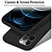 Custodia Compatibile Con Apple Iphone 12 / Iphone 12 Pro (6,1"" Zoll) In Liquid Nero - Coperchio Protettivo In Silicone Tpu Flessibile - Foto miniatura 5