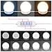 Mobile A Specchio Con Led Rovere Marrone 76x15x55 Cm - Foto miniatura 4