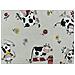 Tovaglia Per Salotto Cucina Tavolo 100% Cotone Made In Italy Mucca Rp 90x90 Mucca - Foto miniatura 5