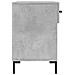 Panca Porta Scarpe Grigio Cemento 102x35x55cm Legno Multistrato - Foto miniatura 10
