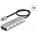 Hub USB 10 Gbps USB Type-C con 4 x USB Type-C femmina con cavo di collegamento da 35 cm - Foto miniatura 3