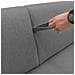 Duna Divano Letto Matrimoniale Impermeabile T03 Grigio - Foto miniatura 4