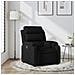Poltrona Reclinabile In Tessuto Nero - Foto miniatura 7