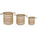 Set Di 3 Cestini Zhob Iuta Naturale - Foto miniatura 4