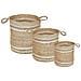 Set Di 3 Cestini Zhob Iuta Naturale - Foto miniatura 8