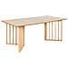 Tavolo Da Pranzo Legno Chiaro 200 X 100 Cm Leandra - Foto miniatura 5