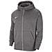 Felpa Con Cappuccio Full Zip Cw6891-071 Bambino Taglia S Colore Grigio - Foto miniatura 1
