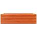 Fioriera Giardino Marrone Cera 90x40x23 cm Legno Massello Pino - Foto miniatura 2