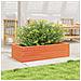 Fioriera Giardino Marrone Cera 90x40x23 cm Legno Massello Pino - Foto miniatura 3