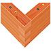 Fioriera Giardino Marrone Cera 90x40x23 cm Legno Massello Pino - Foto miniatura 7