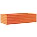 Fioriera Giardino Marrone Cera 90x40x23 cm Legno Massello Pino - Foto miniatura 10
