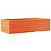 Fioriera Giardino Marrone Cera 90x40x23 cm Legno Massello Pino - Foto miniatura 1