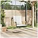 Sedia a Dondolo con Cuscini 63x58x39 cm Polyrattan e Acciaio - Foto miniatura 8