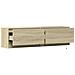 Mobile TV a Parete con Luci LED Rovere Sonoma 140x31x38 cm - Foto miniatura 2
