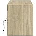Mobile TV a Parete con Luci LED Rovere Sonoma 140x31x38 cm - Foto miniatura 6