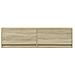 Mobile TV a Parete con Luci LED Rovere Sonoma 140x31x38 cm - Foto miniatura 9