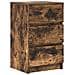 Comodini con 3 Cassetti 2 pz Rovere Fumo 39x35x65 cm - Foto miniatura 8