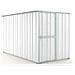 Box In Acciaio Zincato Casetta Lamiera Attrezzi 175x307cm X H1.82m - 95kg - 5,4mq - Bianco - Foto miniatura 6