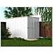 Box In Acciaio Zincato Casetta Lamiera Attrezzi 175x307cm X H1.82m - 95kg - 5,4mq - Bianco - Foto miniatura 9