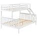 Letto A Castello Legno Di Pino Bierne 90/140 X 200 Cm Bianco - Foto miniatura 3