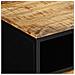 Tavolino da Caffè 90x50x40 cm Legno Massello di Mango - Foto miniatura 8