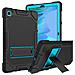 Custodia Per Samsung Galaxy Tab A7 10.4"" Armored Con Supporto Nero - Foto miniatura 1