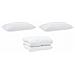 Piumone Altro con cuscino 3 pcs Bianco 240 x 220 cm Microfibra - Foto miniatura 1