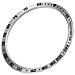 Anello Lunetta In Acciaio Inossidabile Compatibile Con Samsung Galaxy Watch8 44mm - Protezione Elegante Black+sliver 44 Mm - Foto miniatura 1