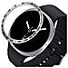 Anello Lunetta In Acciaio Inossidabile Compatibile Con Samsung Galaxy Watch8 44mm - Protezione Elegante Black+sliver 44 Mm - Foto miniatura 2