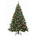 Albero di Natale artificiale con 300 LED Verde 180 cm PE e PVC - Foto miniatura 4