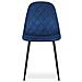 DAPI CHAIR Navy Blue Velvet Design moderno x4 - Foto miniatura 3