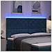 Testiera LED Blu Scuro 180 cm Pelle Sintetica - Foto miniatura 4
