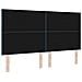Testiera LED Blu Scuro 180 cm Pelle Sintetica - Foto miniatura 7