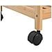 Carrello da Cucina con Ruote Naturale 46 x 38 x 76 cm Bambù - Foto miniatura 7
