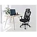 Sedia da ufficio ergonomica T5 nera - Foto miniatura 7