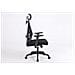 Sedia da ufficio ergonomica T5 nera - Foto miniatura 17