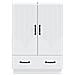 Credenza Bianco 66 x 34,5 x 92 cm Legno ingegnerizzato - Foto miniatura 5