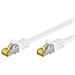 ICOC R7-7SS-010-WH - Cavo Patch Cat. 7 Plug RJ45 6A S / FTP LSZH 1m Bianco - Foto miniatura 1