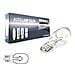 Confezione da 10 Pezzi Lampada Alogena T15 W16W 12V 16W Wedge Tutto Vetro - Foto miniatura 1