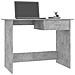 Scrivania Grigio Cemento 100x50x76 cm in Legno Multistrato - Foto miniatura 2