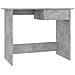 Scrivania Grigio Cemento 100x50x76 cm in Legno Multistrato - Foto miniatura 1