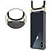 Cadorabo Catena Di Telefoni Cellulari Compatibile Con Apple Iphone X / Xs In Nero - Coperchio Protettivo In Silicone Con Anelli D'oro, Cinturino In Corda E Custodia Staccabile - Foto miniatura 9