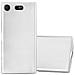 Custodia Compatibile Con Sony Xperia Xz1 Compact In Argento Metallico - Coperchio Protettivo In Silicone Tpu Flessibile - Foto miniatura 1