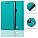 Custodia Compatibile Con Nokia Lumia 925 In Turchese Petrolio - Coperchio Protettiva Con Chiusura Magnetica, Funzione Stand E Tasca Per Le Carte - Foto miniatura 6