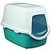 Lettiera Vico Per Gatti, Turchese / bianco - Foto miniatura 1